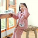 Children's COTTON PAJAMA set with velvet family matching pajamas in Fall / Winter
