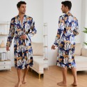 2024 Spring/Summer New Stain Luxury Long Sleeve Pajama Sets