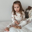 Toddler Cherry Print Pajamas Set - Soft Long Sleeve Kids Sleepwear