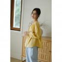Women's Lightweight Cotton Pajamas Set - Long Sleeve Soft Sleepwear
