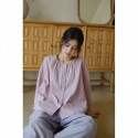 Women's Lightweight Cotton Pajamas Set - Long Sleeve Soft Sleepwear