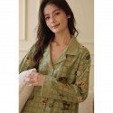 Women's Cute Print Pajamas Set - Long Sleeve Soft Sleepwear Loungewear