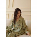 Women's Cute Print Pajamas Set - Long Sleeve Soft Sleepwear Loungewear