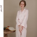 Soft Modal Knit Women's Long Sleeve Pajamas Set - Comfortable Loungewear & Home Wear