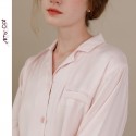 Soft Modal Knit Women's Long Sleeve Pajamas Set - Comfortable Loungewear & Home Wear