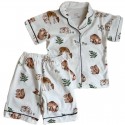 Matching Family Animal Print Pajamas Set - Soft Sleepwear Loungewear