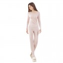 Winter-Ready 100% Mulberry Silk Thermal Underwear Set for Women | 19mm Thick Long-Sleeve Loungewear