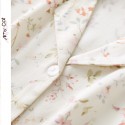 Women's Floral Print Pajama Set - Short Sleeve Soft Sleepwear Loungewear