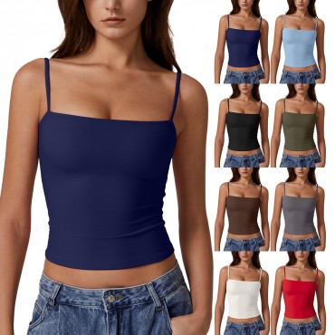 Summer Multi-Color Sexy Adjustable Crop Cami Top For Women – Pure Desire Style