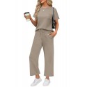 New European Summer Women's Casual Set - High-End Sporty Short Sleeve Outfit