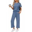 New European Summer Women's Casual Set - High-End Sporty Short Sleeve Outfit