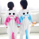 Flannel unicorn Cute cosplay onesies for children