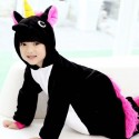 Flannel unicorn Cute cosplay onesies for children