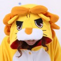 Soft Cosplay Lovely lions unisex flannel Onesie Costumes