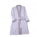 Cardigan slim mens cotton robe for male soft