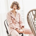 Loose cardigan lace gown for women luxury Pajamas female