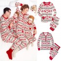 Christmas parent-child pajama sets xmas matching family pajamas