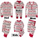 Christmas parent-child pajama sets xmas matching family pajamas