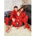 Cheap parent-child pajamas for Christmas printed family matching pjs