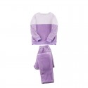 Winter Flannel Pyjama suit thicker simple female household suit