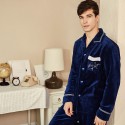 Winter flannel pajama suit for men