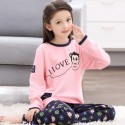 Girls Cotton print Pajama sets Spring and Autumn Long Sleeve children pajama sets