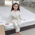 Fashion leopard print girl's Pajamas Fall / Winter cartoon children's pajamas lovely pyjamas