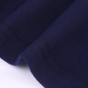 Navy blue cotton long sleeved Men's pajamas
