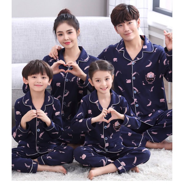 Autumn parent-child pajamas family matching pajamas