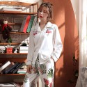 Cotton knitted pajamas new autumn winter pajama sets in Spring /Autumn