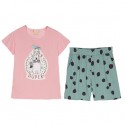 summer sleepwear short sets cotton pajama sets for women T-shirt and short