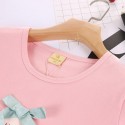 summer sleepwear short sets cotton pajama sets for women T-shirt and short
