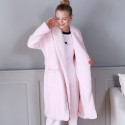 Fall / Winter pink outdoor wear,Flannel pajamas for women