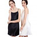 Sexy real Silky nightwear for women luxury silk female sleepwear Suspender skirt