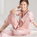 Mulberry Silk pajamas for ladies luxury women pajama short sets for summer