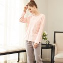 Long sleeved cotton sleepwear for women