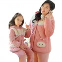 Children's COTTON PAJAMA set with velvet family matching pajamas in Fall / Winter