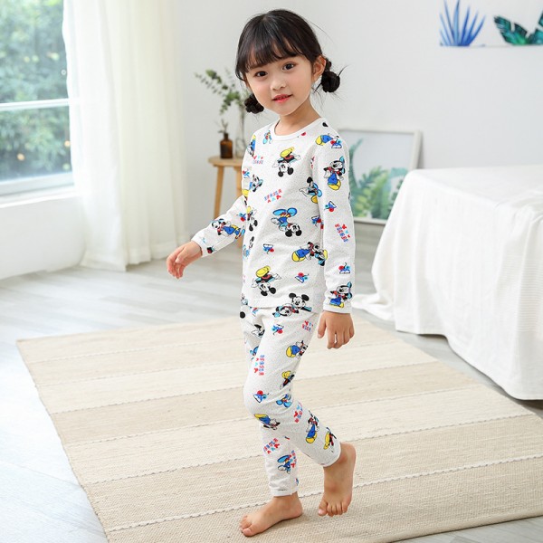 Children Cotton pajama sets wit cute print